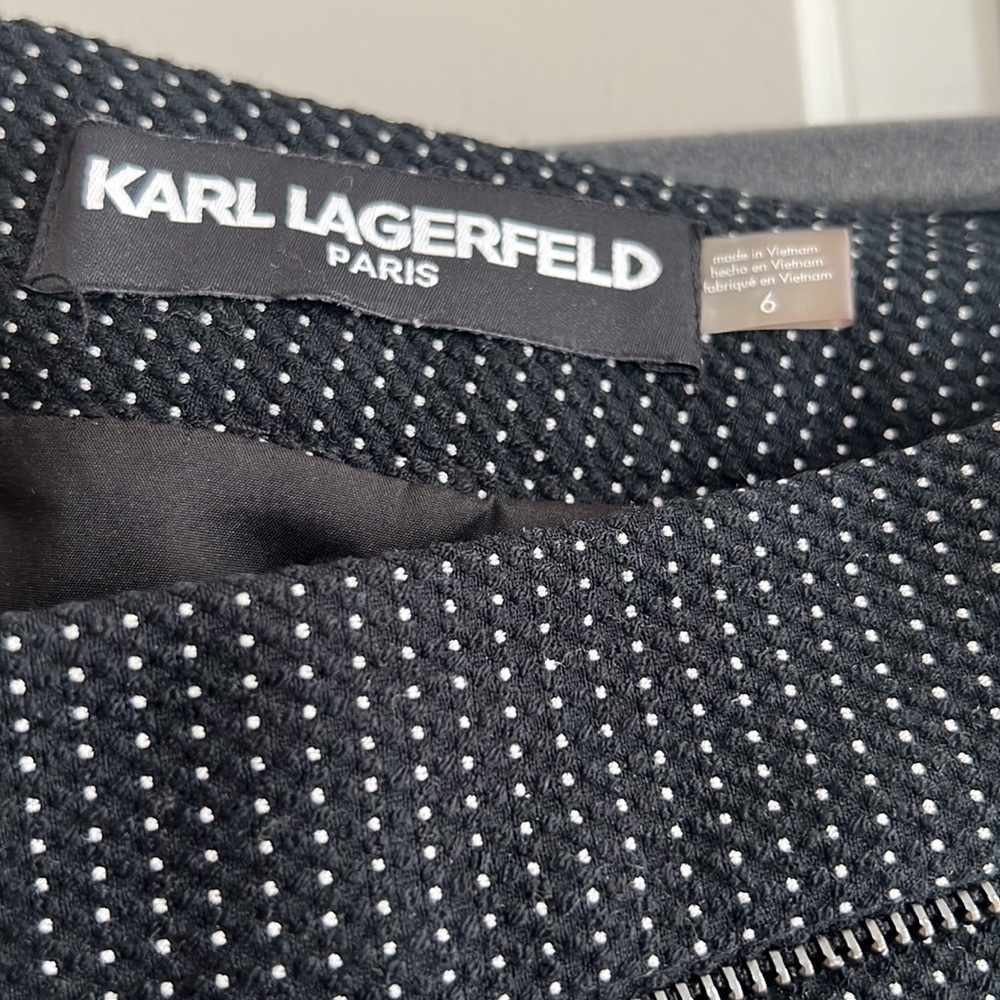 Karl Lagerfeld work skirt with zipper detail - Picture 4 of 4